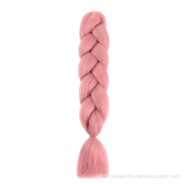 Wholesale 24'' Ombre Yaki Jumbo Braids Pre-stretched Crochet Synthetic Afro Braiding Hair Extensions Expression Braiding Hair